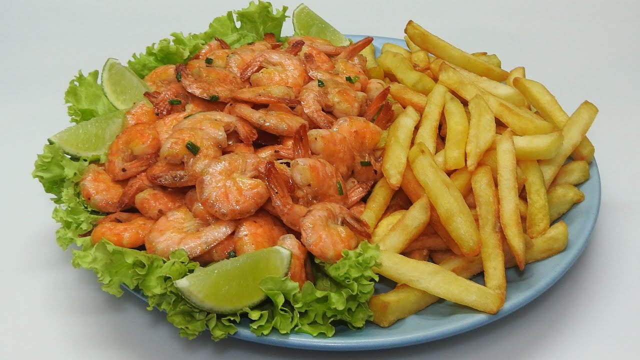 Camarão Com Fritas
